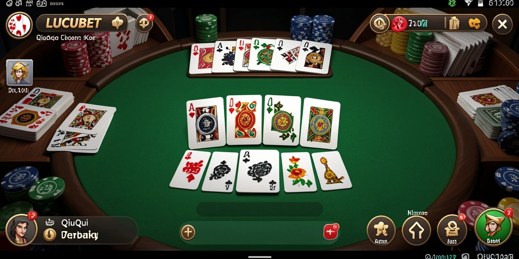 Tampilan gameplay QiuQiu yang seru dan interaktif di LUCUBET.