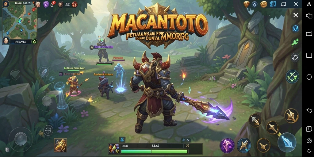 Tangkapan layar gameplay seru dari MACANTOTO dalam petualangan MMORPG.