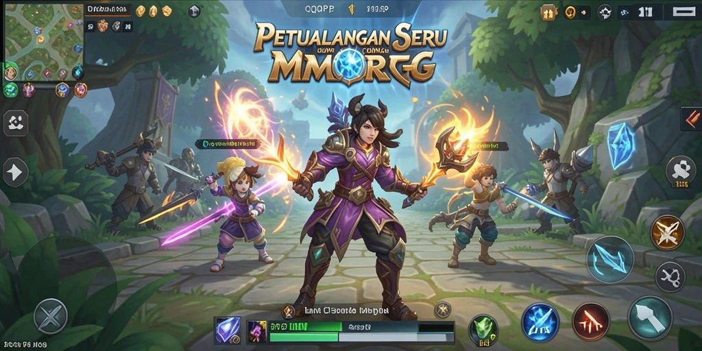 Tampilan screenshot gameplay QQRP yang menarik dan mendebarkan.