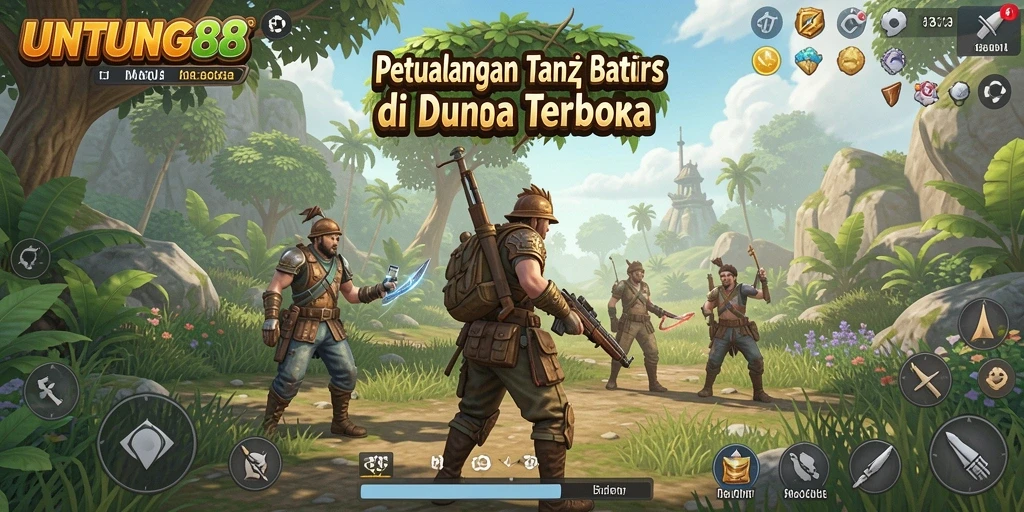 Tampilan gameplay UNTUNG88 yang mendebarkan di dunia terbuka.