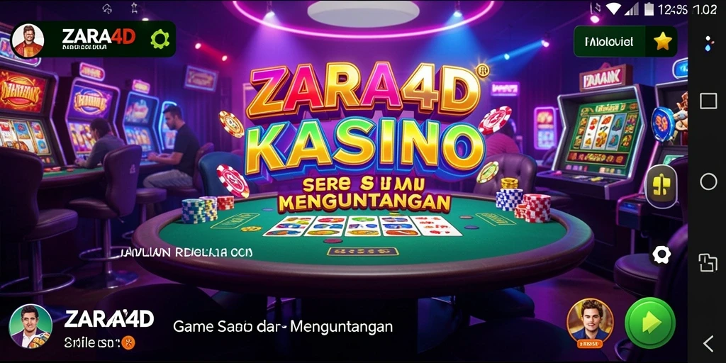 Gameplay menarik ZARA4D dengan berbagai permainan kasino.